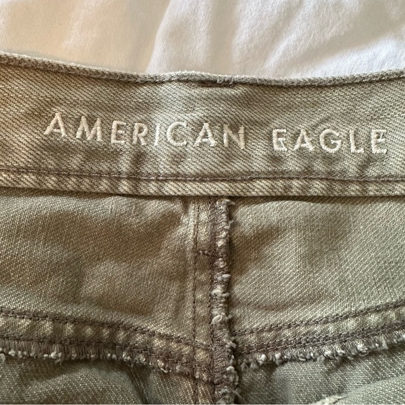 American Eagle Wide Leg Crop Jeans - Picture 5 of 8
